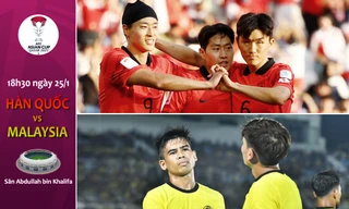 Nhận định Hàn Quốc vs Malaysia, 18h30 ngày 25/1: Lấy lại thanh danh