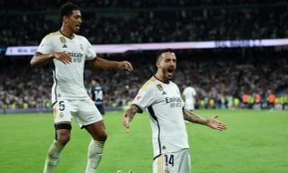 Giành 3 điểm, Real Madrid chứng tỏ vị thế 'vua ngược dòng'