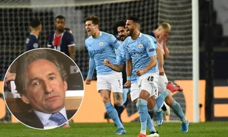 Vẻ mặt thiểu não của Begiristain sau khi biết kết quả bốc thăm