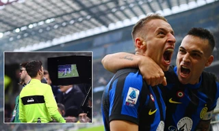 Inter thắng nhọc trong trận cầu siêu kịch tính vì VAR