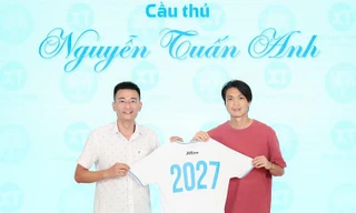 Tuấn Anh bất ngờ ký hợp đồng dài hạn với Nam Định