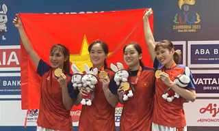 Bóng rổ 5x5 SEA Games 32 ngày 9/5: Bóng rổ nữ Việt Nam thất bại trước Indonesia
