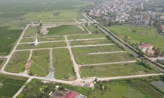 Dừng giao dịch 77 lô đất dịch vụ ở Hà Nội 