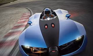 Choáng váng với siêu xe 1 chỗ ngồi Bugatti TypeZero