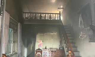 Ngôi nhà của ông Chánh bị con trai phóng hoả