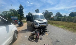 Hiện trường vụ tai nạn 