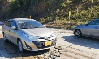 Đèo Lò Xo xuống cấp, hư hỏng gây mất an toàn cho các phương tiện giao thông