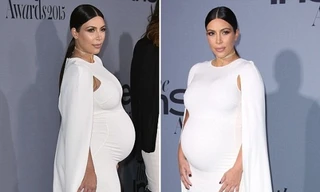 Cô Kim vác bụng bầu 'vượt mặt' đi dự sự kiện