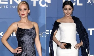 Phạm Băng Băng, Jennifer Lawrence lộng lẫy dự lễ ra mắt phim
