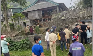 Hiện trường vụ án mạng. Ảnh: N.L