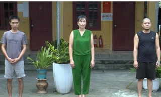 Các bị can trong vụ mua bán người.