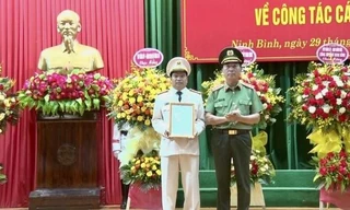 Đại tá Đặng Trọng Cường tại lễ nhận quyết định.