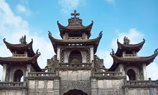 Thánh đường Phát Diệm nhìn từ trên cao