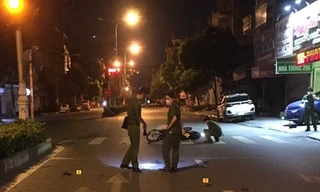 Hiện trường vụ 1 người chết, 2 người bị thương.