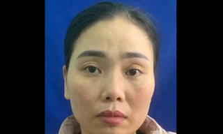 Tô Thị Mai Liên tại cơ quan điều tra.