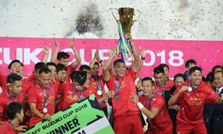 Tuyển Việt Nam đoạt chức vô địch AFF Suzuki Cup 2018 ảnh: nhu ý