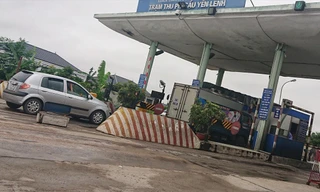 Trạm thu phí BOT cầu Yên Lệnh tiếp tục được sử dụng thu phí hoàn vốn cho đoạn nối giữa cầu Yên Lệnh đến nút giao Vực Vòng ẢNh: đức anh