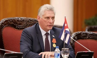 Chủ tịch Cuba Miguel Diaz Canel ảnh: Reuters 