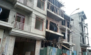 Trong khi những khiếu nại của người dân liên quan đến dự án Khu dân cư khối 2, TP Lạng Sơn chưa được giải quyết thì chính quyền TP Lạng Sơn phân lô bán nền. ảnh: Quang Trường