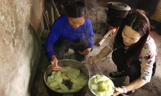 Chế biến món “Mảy Nhừng” bằng bắp cải 