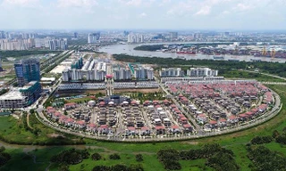 Một góc Khu đô thị mới Thủ Thiêm. Ảnh: Zing