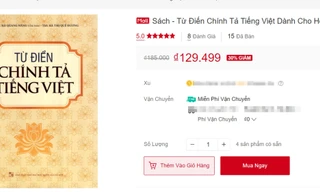 Cuốn từ điển chính tả vẫn được rao bán trên các trang bán hàng điện tử 