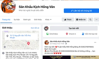 Từ trước đến nay, các nhà hát vẫn chỉ quảng bá tác phẩm trên nền tảng số thông qua Facebook 