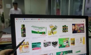 Nhiều trang mạng đua nhau quảng cáo các loại thuốc giải rượu bia 