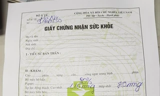 Mua giấy khám sức khỏe dễ như... mua rau giữa Hà Nội