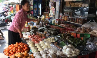 Các sản phẩm “nhà làm” tại chợ ở TPHCM. Ảnh: U.P 