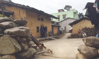 Nét độc đáo ở làng đá Thạch Khuyên.. Ảnh: Duy Chiến 