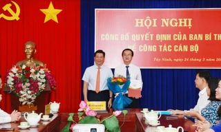 Công bố quyết định của Ban Bí thư về công tác cán bộ tại Tây Ninh