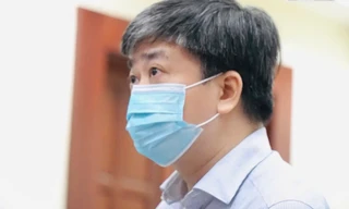 Bị cáo Lê Đức Thọ tại phiên tòa phúc thẩm.