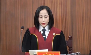 Thẩm phán Hoàng Thị Bích Duyên.