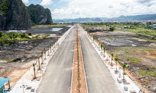 'Bay' trên đường bao biển gần 500 tỷ đồng sắp hoàn thành ở Cẩm Phả