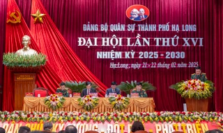 Đại hội Đảng bộ Quân sự thành phố Hạ Long lần thứ XVI