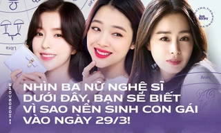 Nhìn ba nữ nghệ sĩ dưới đây, bạn sẽ biết vì sao nên sinh con gái vào ngày 29/3!