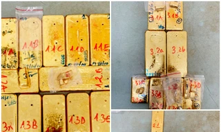 3 đối tượng vận chuyển 51kg vàng lậu qua biên giới ra đầu thú