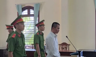 Bị cáo Trí tại phiên tòa - Ảnh: Kim Hà