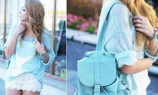 Xua tan nắng hè với màu xanh bạc hà