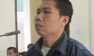 Bị cáo Lô Văn Điệp tại tòa.