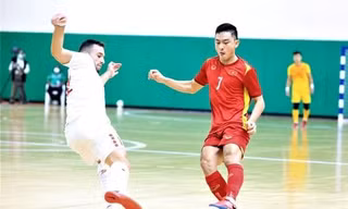 Đội tuyển futsal Việt Nam hòa 0-0 trước Lebanon ở lượt đi