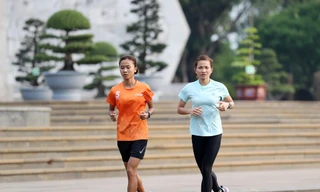 Rộn ràng những bước chạy tại Quảng trường Đại Đoàn Kết