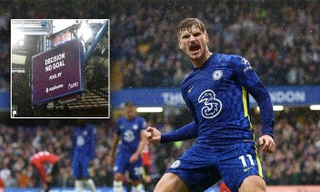 Timo Werner kém duyên với VAR