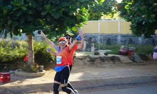 Chị Nguyễn Phương Anh dự Tiền Phong Marathon 2020 tại Lý Sơn