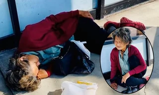 Hình ảnh mới nhất của Kim Ngân ở Mỹ: Đói lả, ngủ bên vệ đường