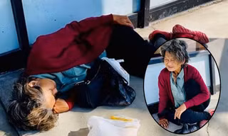Hình ảnh mới nhất của Kim Ngân ở Mỹ: Đói lả, ngủ bên vệ đường