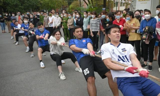 Học viên cảnh sát tranh tài thể thao