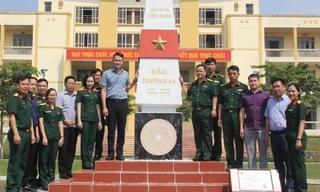 Khánh thành công trình thanh niên ‘Cột mốc Trường Sa’ tại trường Quân sự Quân khu 2