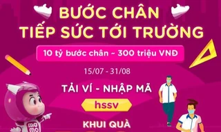 10 tỷ bước chân vì cộng đồng nhằm hỗ trợ sinh viên khó khăn